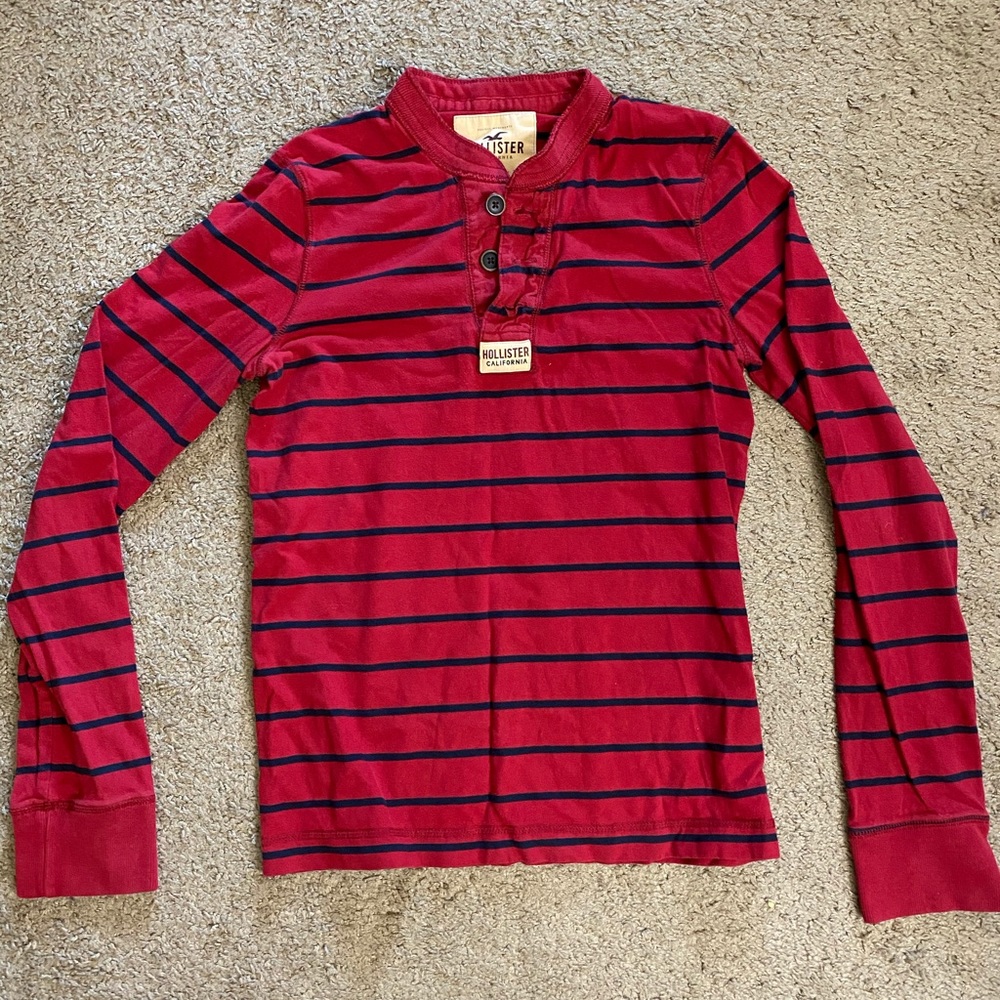 Hollister striped long sleeve tee